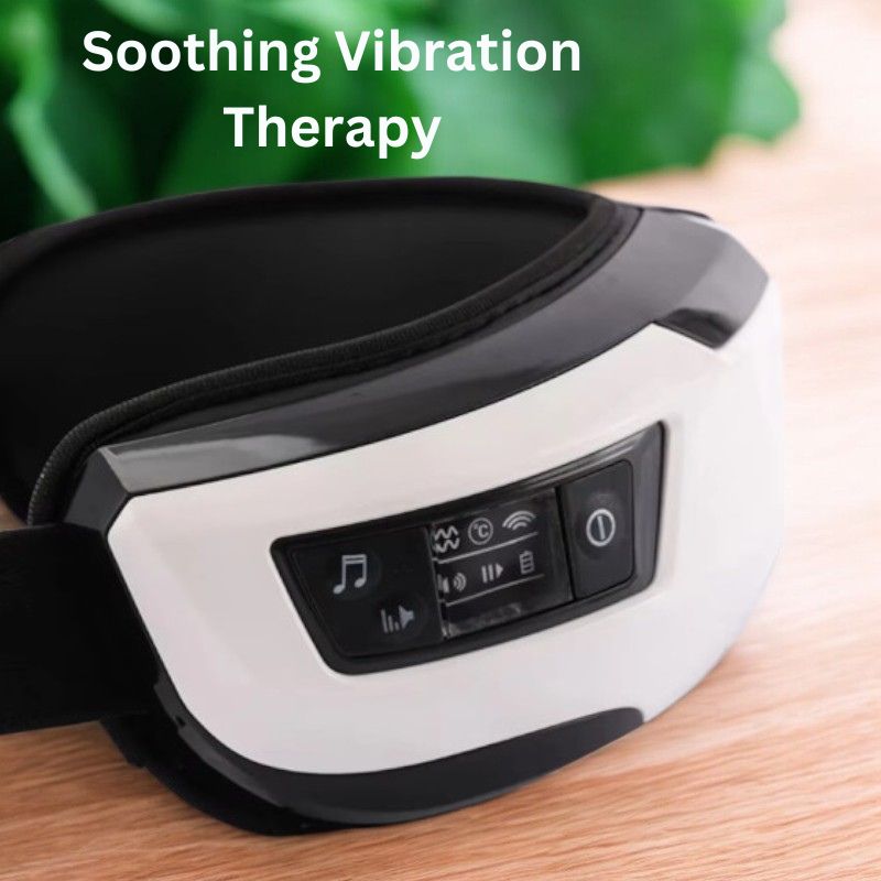 Portable Eye Massager with Soothing Heat, Vibration, and Bluetooth Music