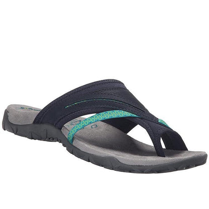 Orthopedic Women's Sandals with Memory Foam Insole and Arch Support, Non-Slip Outsole