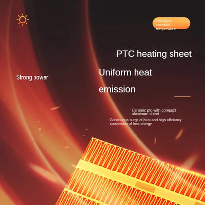 Portable Electric Space Heater with Programmable Timer and Quiet Fan Operation