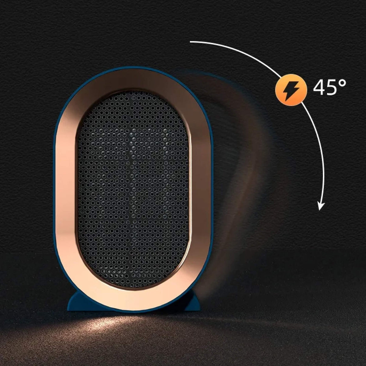 Portable Electric Space Heater with Programmable Timer and Quiet Fan Operation