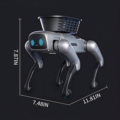 Intelligent Bionic Robot Dog Toy, Electric Remote Control Programmable Robot Dog with Mobile App for Kids