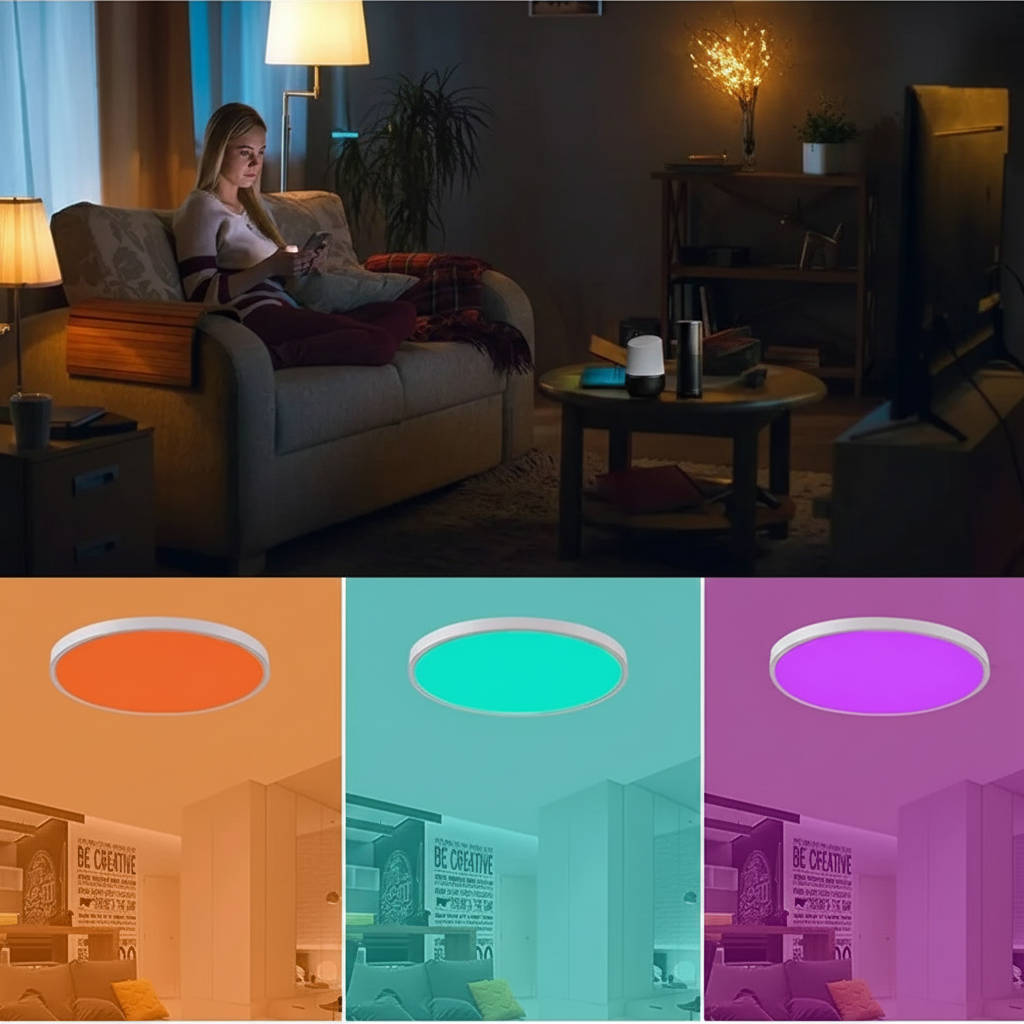 Wireless Smart Ceiling Light Wifi & Bluetooth