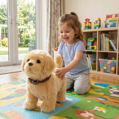 Realistic Interactive Dog Robot, Walking, Barking & Wagging Dog