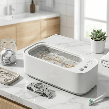 USB Ultrasonic Cleaner High Frequency Vibration Machine for Jewelry, Glasses, Watches & Dentures