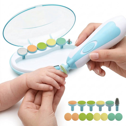 21 in 1 Baby Nail Trimmer for Newborns & Toddlers, Safe Electric Baby Nail File Kit
