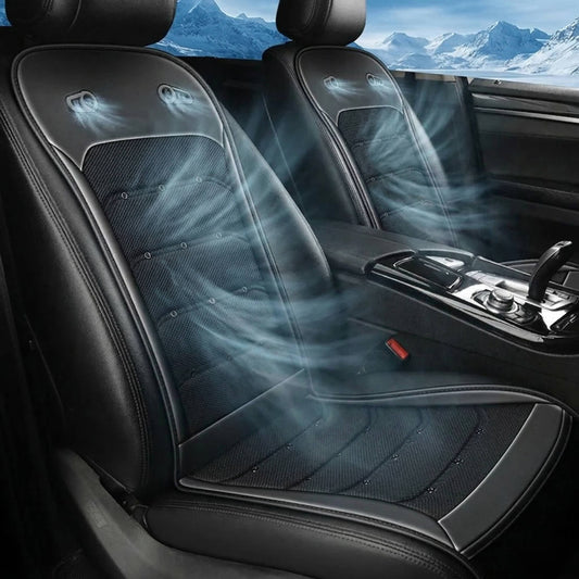 Cooling Car Seat Cushion and Cover with Intelligent Fans, Breathable