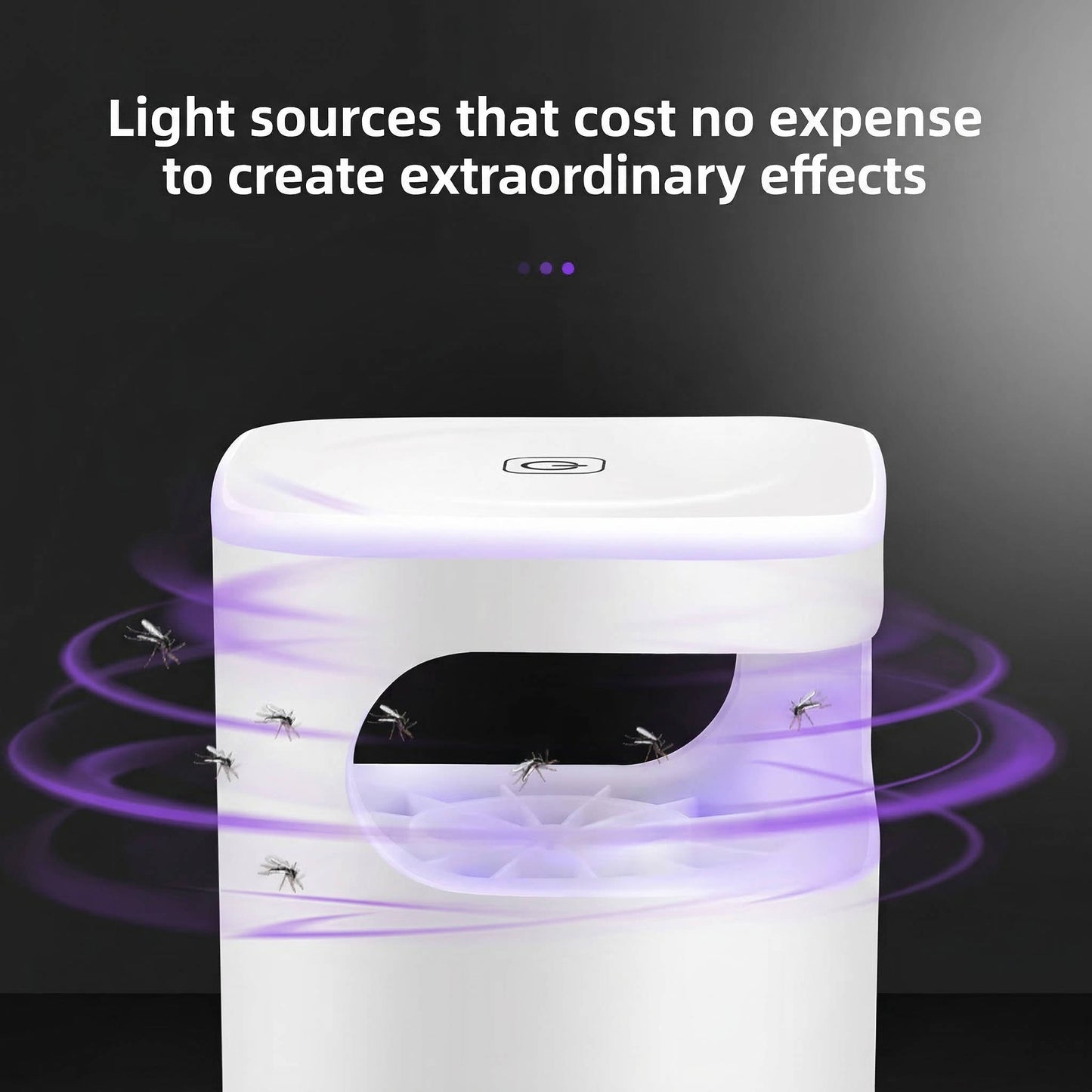 UV Mosquito Bug Trap Zapper with Auto Suction to Catch Bug Mosquito Moths Gnats, Indoor