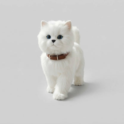 Realistic Interactive Tabby Robot Kitten, Walking & Meowing Robot Cat