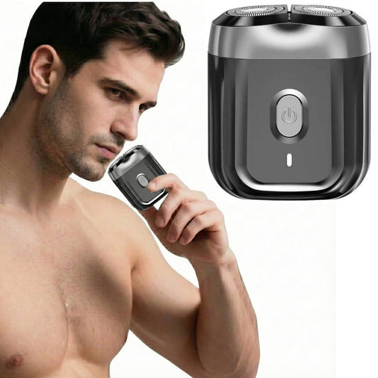 Portable Electric Shaver for Men 100% Waterproof Rotary Razor USB Rechargeable