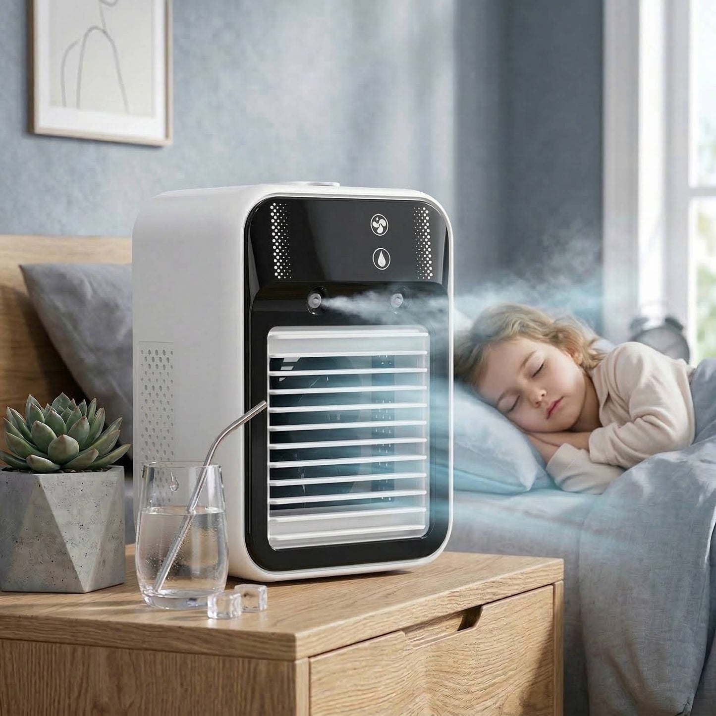 Personal Portable Air Cooler Fan for Bedroom