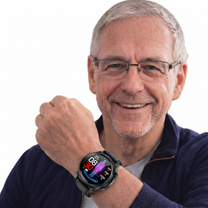 Glucose Wellness Tracker Watch with AMOLED Display and Activity Tracking