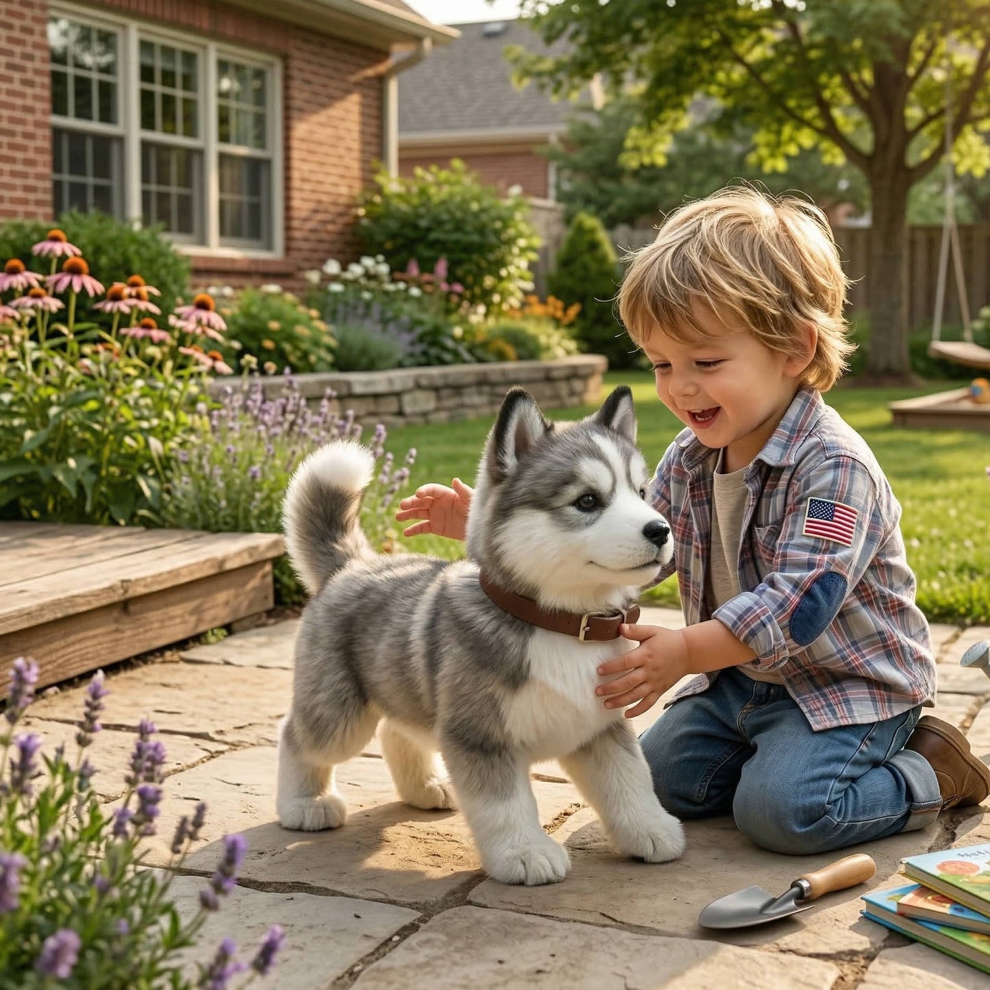 Realistic Interactive Dog Robot, Walking, Barking & Wagging Dog