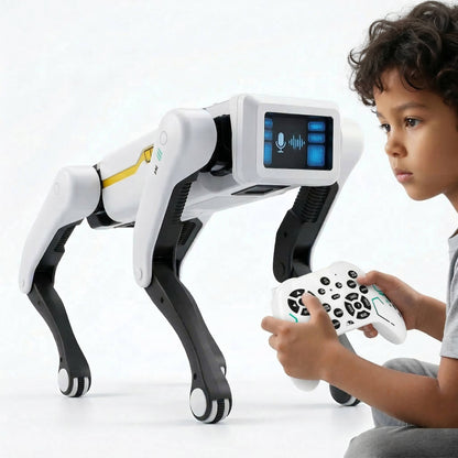 Smart Robot Dog, Interactive STEM Pet with Voice Control, 30+ Actions & APP Programming, Durable Design for Kids Age 6+, Compatible with iOS, Android