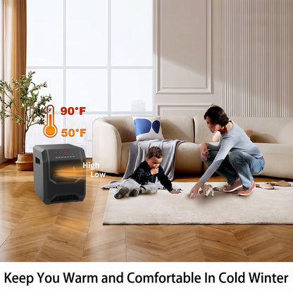 1500W Infrared Space Heater, Electric Indoor Heater for Home, Office & Bedroom