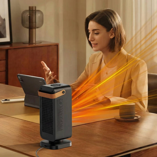 1200W Portable Electric Desktop Heater & Safe & Fast Heating
