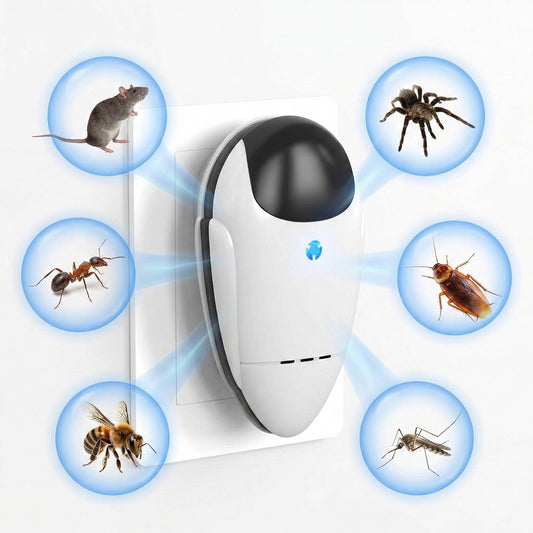Ultrasonic Plug in Repellent for Roach, Rodent, Mouse, Bugs, Mosquito, Mice, Spider, Ant