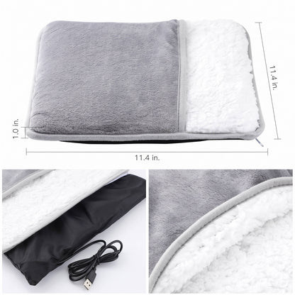 Electric Heated Foot Warmer, Soft Foot Heating Pad for Cozy Warmth at Home
