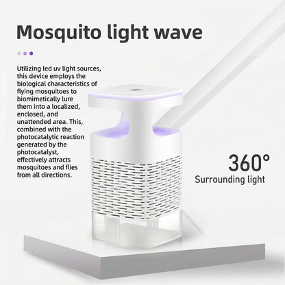 UV Mosquito Bug Trap Zapper with Auto Suction to Catch Bug Mosquito Moths Gnats, Indoor