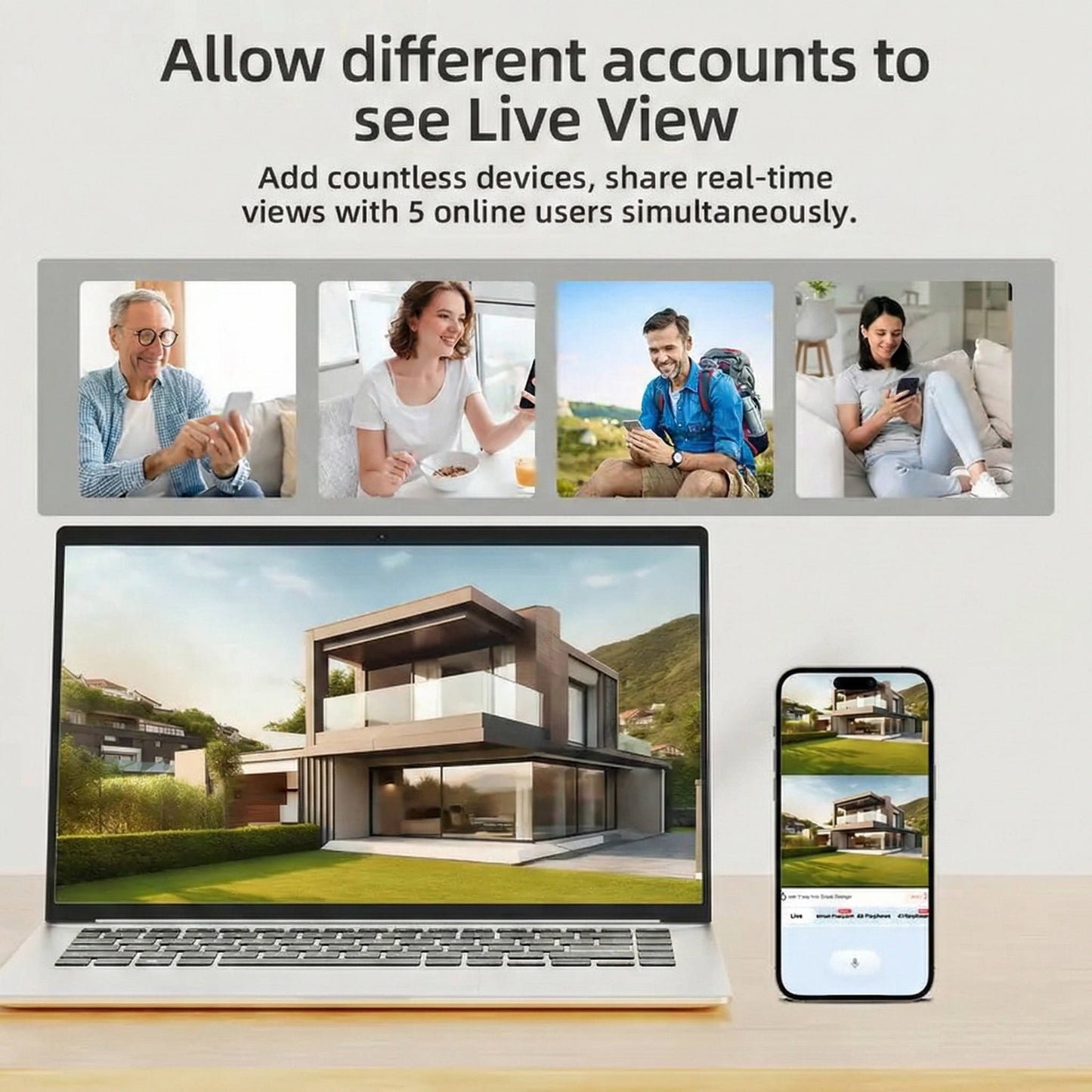 Outdoor Solar CCTV Security Camera with Automatic Tracking, Dual Lens Wireless Security System, 1080P HD, Two Way Audio & IP66 Waterproof