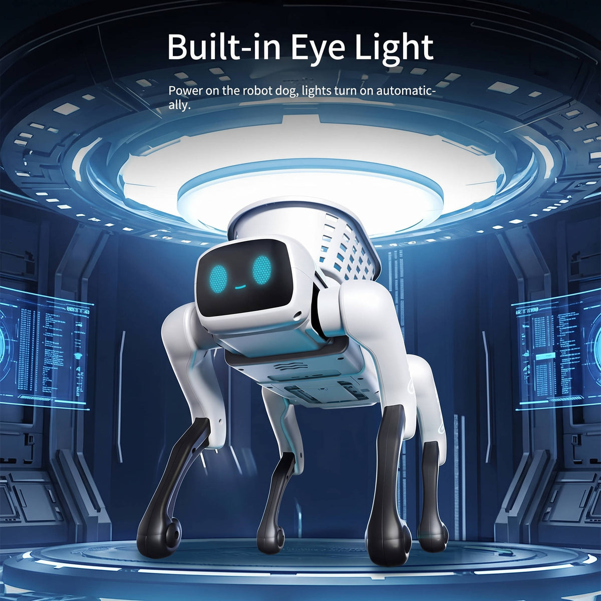 Intelligent Bionic Robot Dog Toy, Electric Remote Control Programmable Robot Dog with Mobile App for Kids