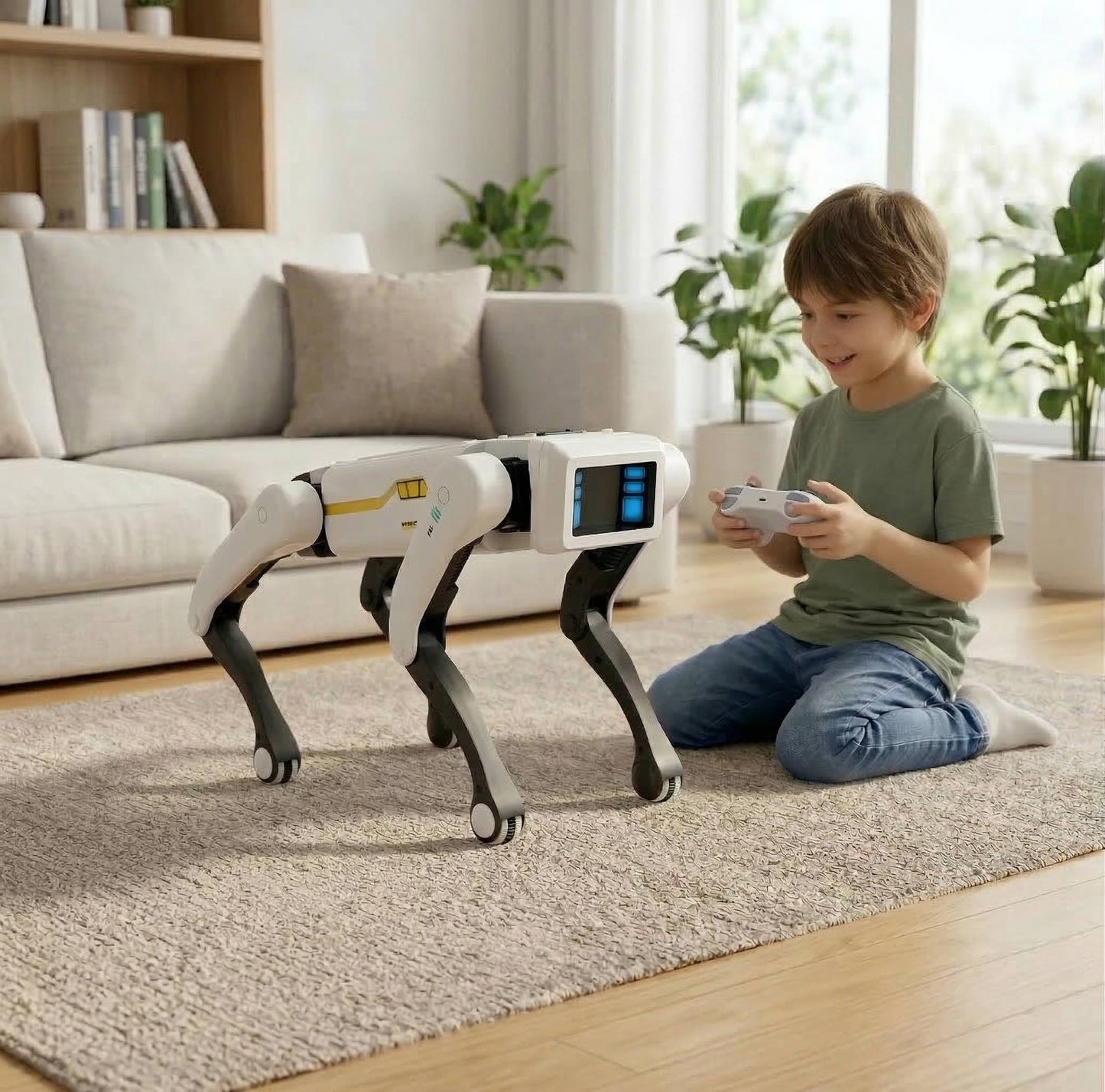 Smart Robot Dog, Interactive STEM Pet with Voice Control, 30+ Actions & APP Programming, Durable Design for Kids Age 6+, Compatible with iOS, Android