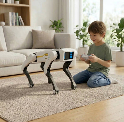 Smart Robot Dog, Interactive STEM Pet with Voice Control, 30+ Actions & APP Programming, Durable Design for Kids Age 6+, Compatible with iOS, Android