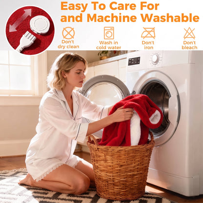 Heated Blanket Electric Throw, 5 Heat Levels, 10 Hour Auto Off, Soft Flannel, Machine Washable