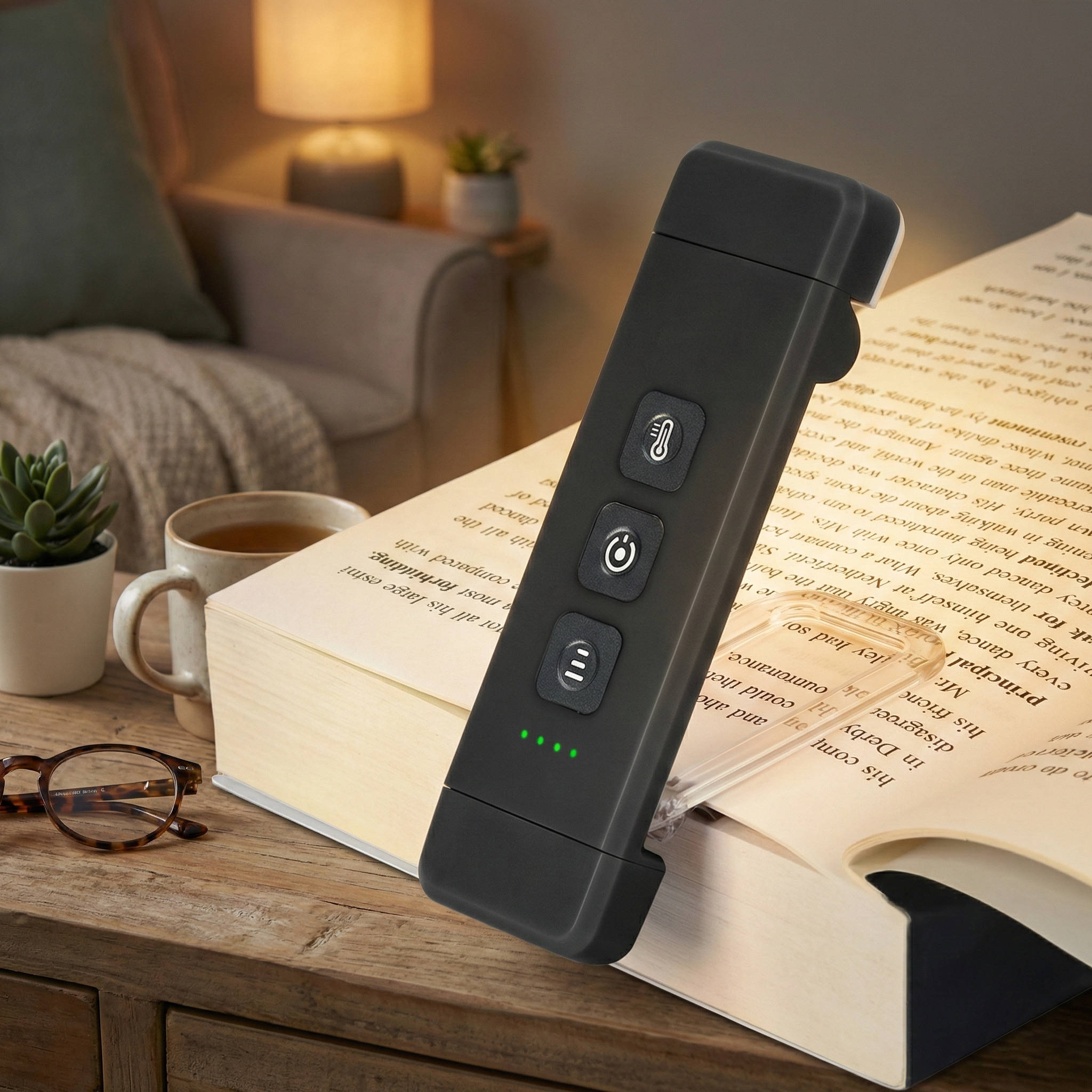Clip On Book Light USB Rechargeable with Timer Mini LED Reading Lamp P ...