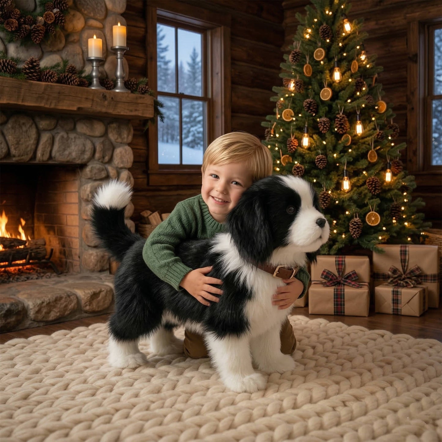 Realistic Interactive Dog Robot, Walking, Barking & Wagging Dog
