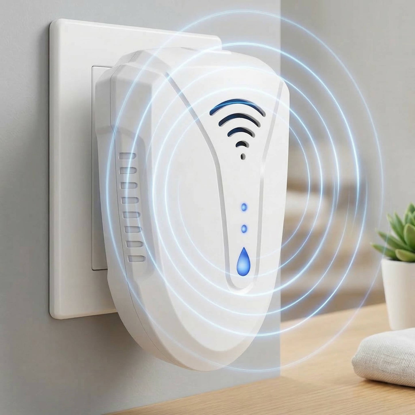 Ultrasonic Rodent & Pest Indoor Repeller, Plug in Electronic Repellent for Mouse, Mice, Rats, Roaches, Ants, Spiders, Bugs, 6 PACK