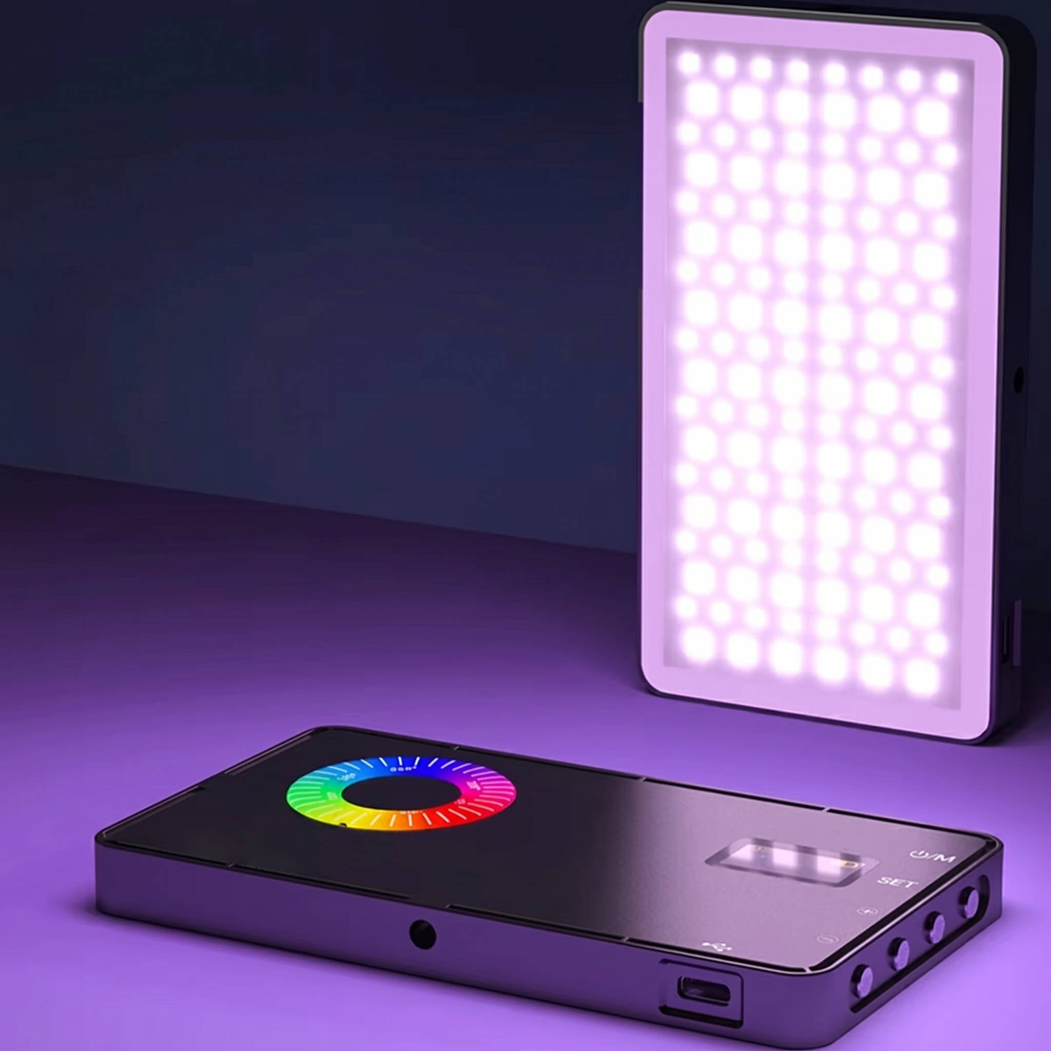USB Rechargeable RGB Photography Light, Portable Camera Selfie Light f ...