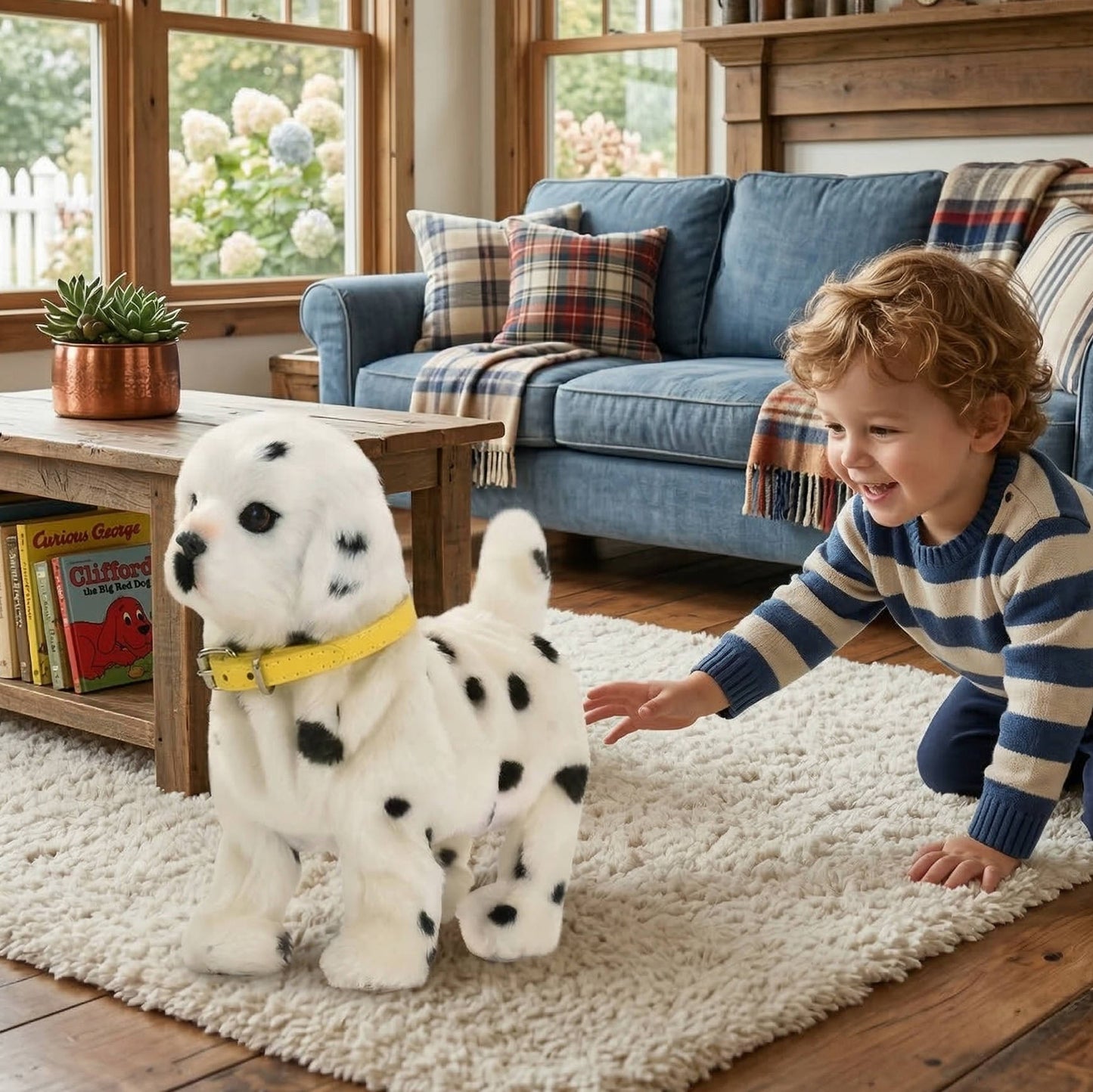 Realistic Interactive Dog Robot, Walking, Barking & Wagging Dog