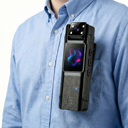 Compact 1080P HD Body Camera with 180° Rotatable Lens, Portable Wearable Video Recorder with Night Vision, Motion Detection & Wide Angle Recording