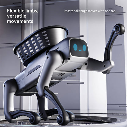 Intelligent Bionic Robot Dog Toy, Electric Remote Control Programmable Robot Dog with Mobile App for Kids