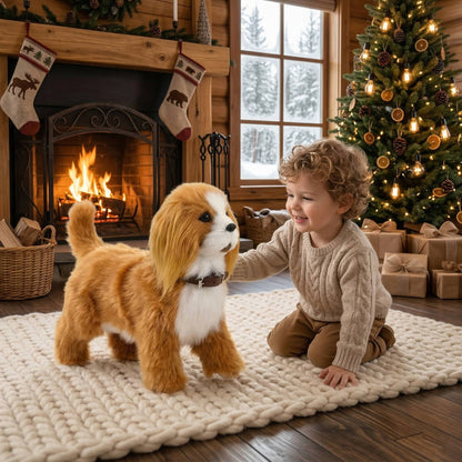 Realistic Interactive Dog Robot, Walking, Barking & Wagging Dog