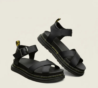 Women’s Platform Sandals – Chunky Buckle Strap, All-Day Comfort Bareroots Footwear