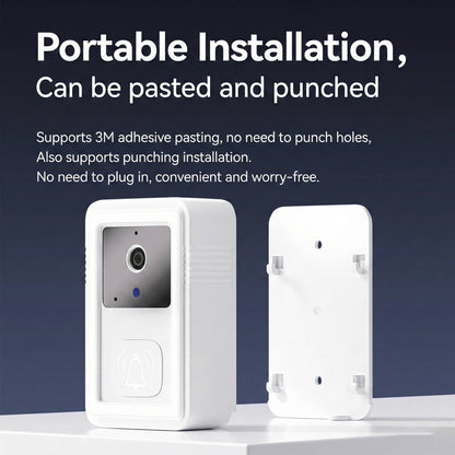 Wireless 1080P HD Wifi Video Doorbell with Two Way Audio and Cloud Storage - Simple Installation
