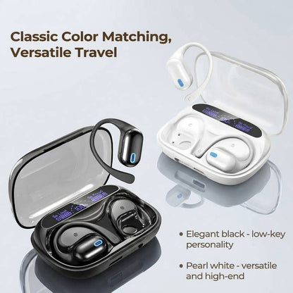 Powerbank Wireless Earbuds Bluetooth 6.0, OWS Headphones with Phone Charging Case Waterproof Sports Earphones Android iOS