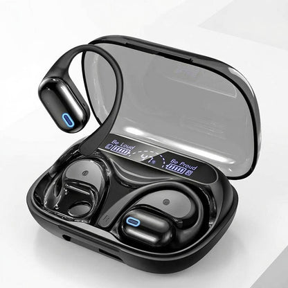 Powerbank Wireless Earbuds Bluetooth 6.0, OWS Headphones with Phone Charging Case Waterproof Sports Earphones Android iOS