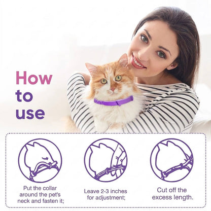 4 Pack Flea & Tick Collar for Dogs, Waterproof Adjustable Protection, Small, Medium & Large Dogs & Puppies