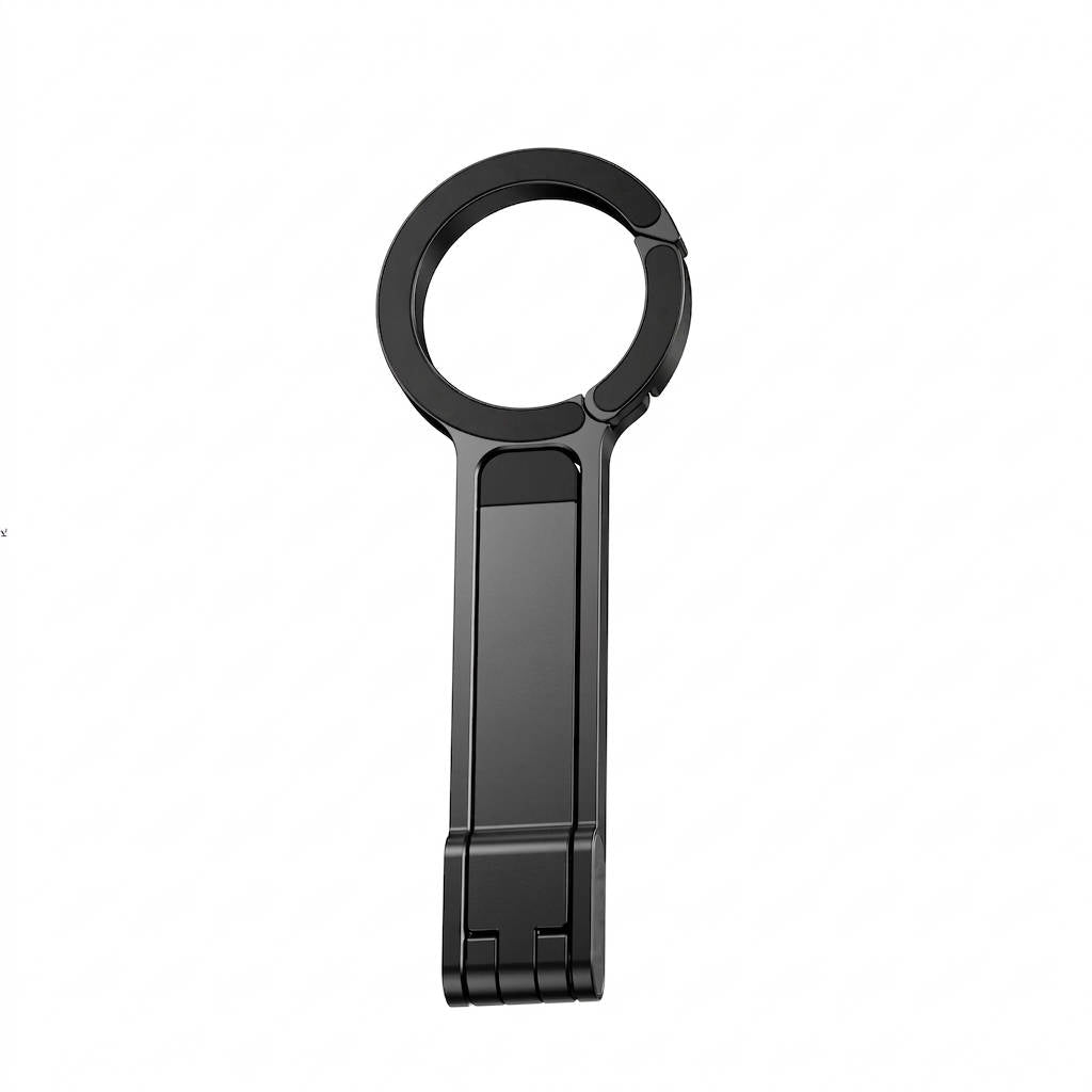 Aluminum Compact Tripod Stand, Double Sided Magnetic Phone Holder, Foldable Phone Mount for iPhone 13 to 16