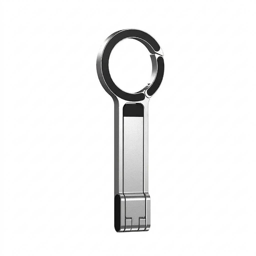 Aluminum Compact Tripod Stand, Double Sided Magnetic Phone Holder, Foldable Phone Mount for iPhone 13 to 16