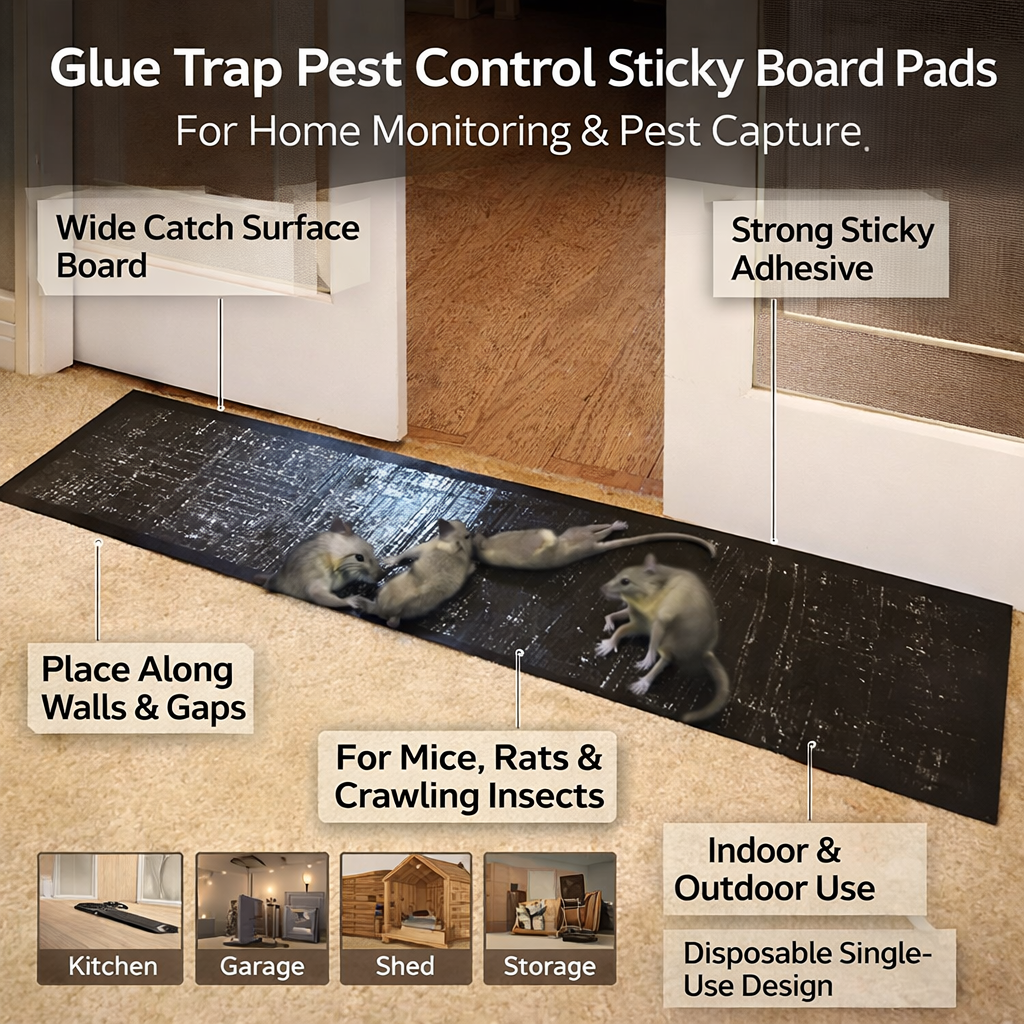 Pest Control Pad Sticky Pest Control Boards with High Viscosity Adhesive and Waterproof ...