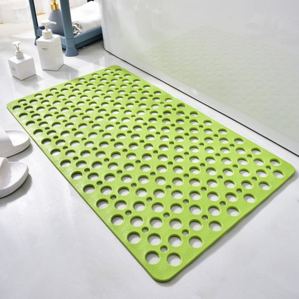 Textured Shower Mat with Antibacterial Treatment and Non-Slip Grip All Vera Mart