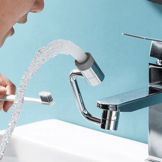Swivel Faucet Extender with Dual Flow Modes and 1080 Degree Rotation