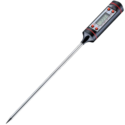 Digital Food Thermometer Probe with LCD Screen for Meat, Chocolate and Liquids