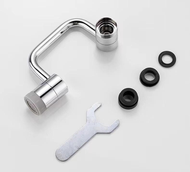 Swivel Faucet Extender with Dual Flow Modes and 1080 Degree Rotation