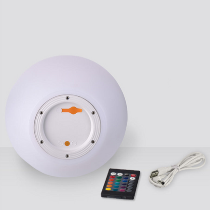 Color Changing LED Orb Lamp with Remote Control and IP65 Weather Rating