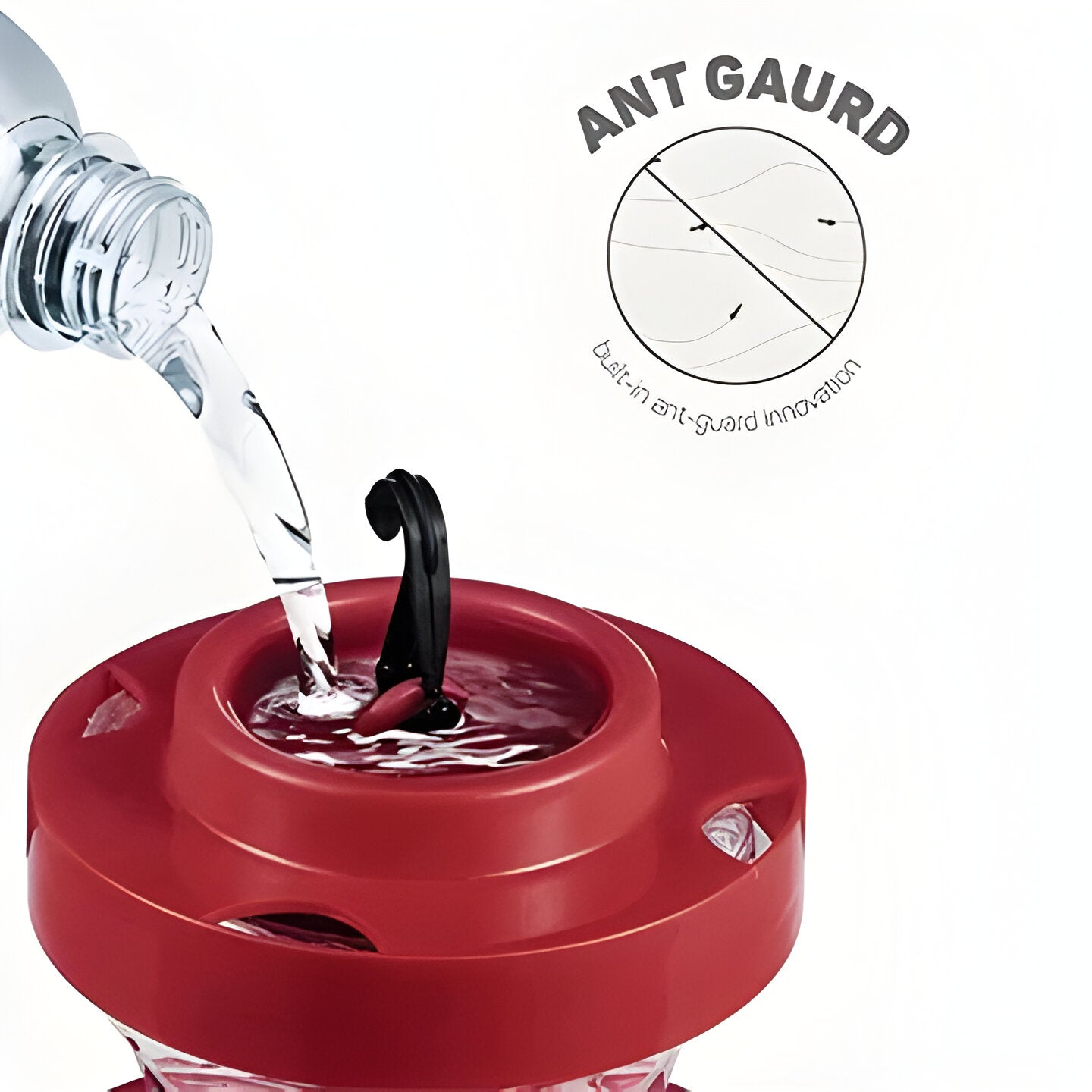 Hanging Bee Proof Hummingbird Water Feeders with Perch