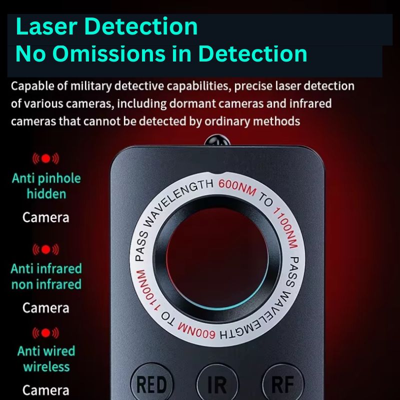 Smart Hidden Camera Detector with Multiple Detection Modes